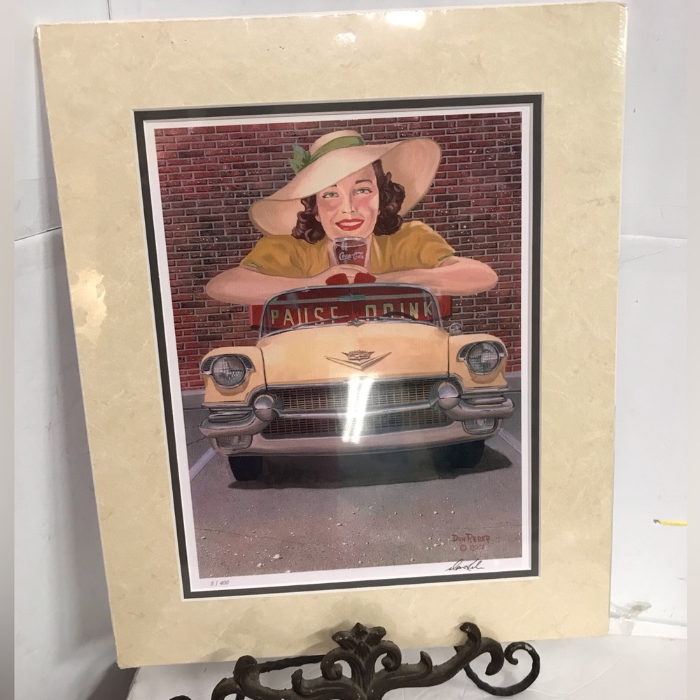 RARE Vintage Don Reber Signed, Limited, Giclee ,Matted , Sealed 11x14” # 5/400